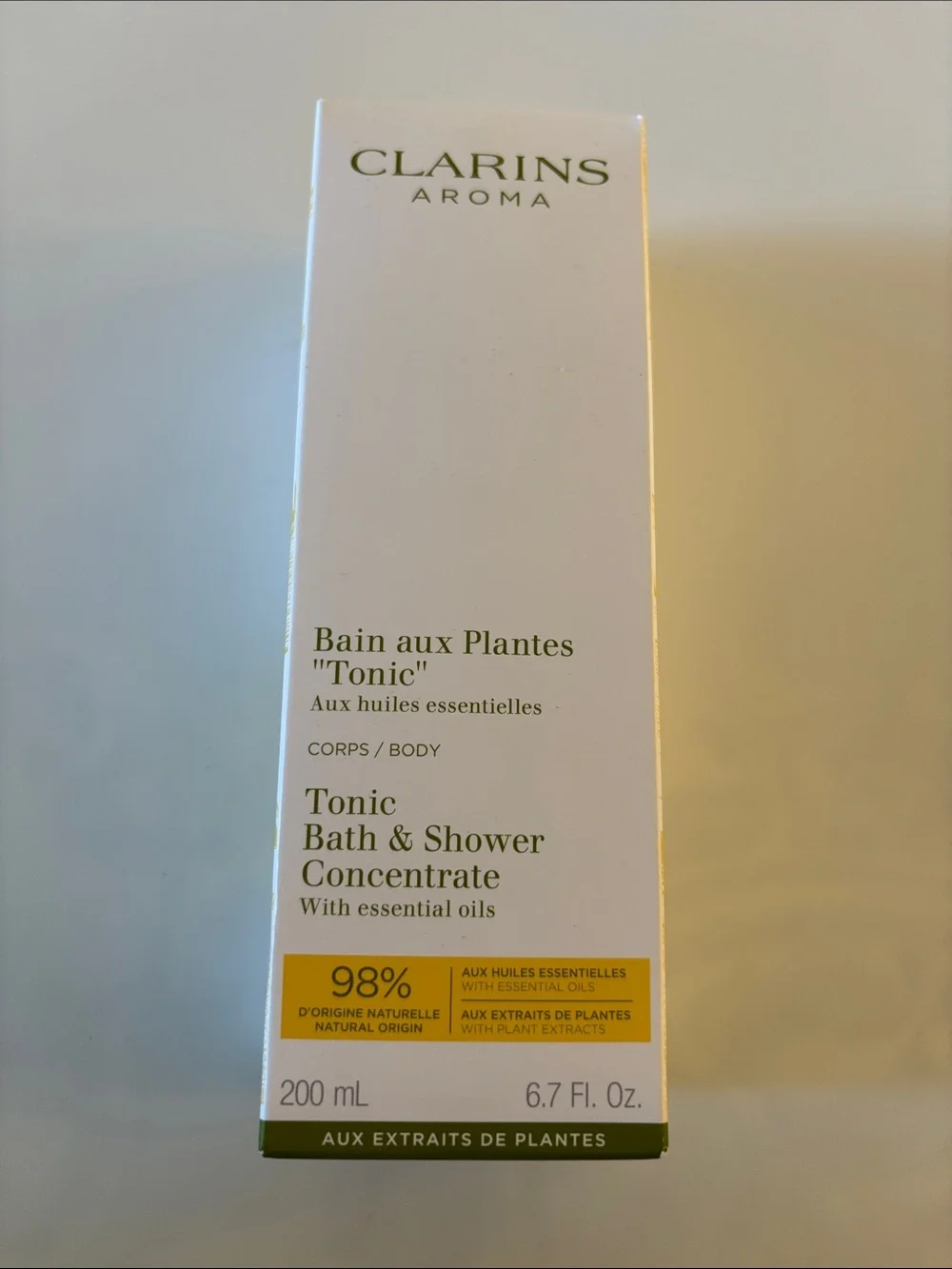 Clarins tonic bath